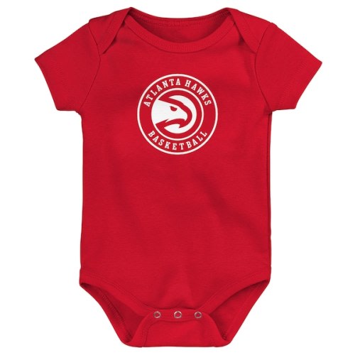 Newborn Atlanta Hawks  Outerstuff Red Primary Logo Bodysuit