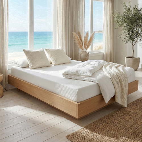 Atlas Mattress, 6" Twin Gel Memory Foam Mattress, Breathable Cover