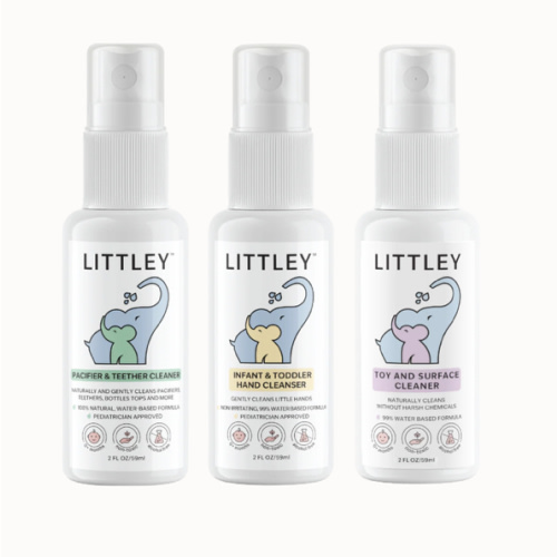 "INTRODUCTORY $20.99 SAMPLE PACK" Pacifier Cleaner + Hand Cleanser + T – Littley USA