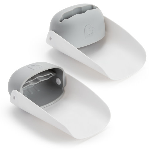 Munchkin® Extend™ Rubber Faucet Extenders, Gray, 2 Pack, Unisex