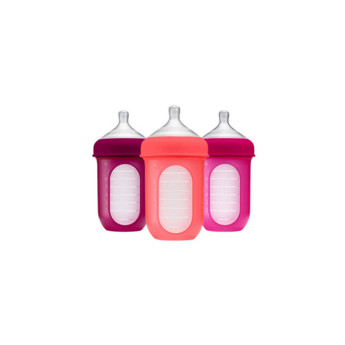 Boon Nursh 8oz Bottle Pack Pink Multi