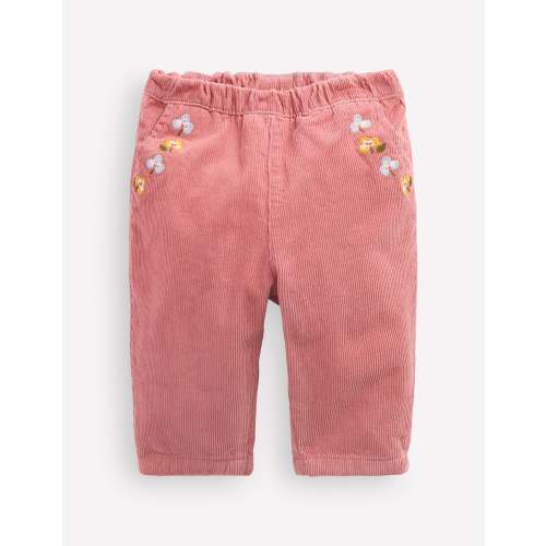 Cotton Cord Pants-Pink, 6-9 Months