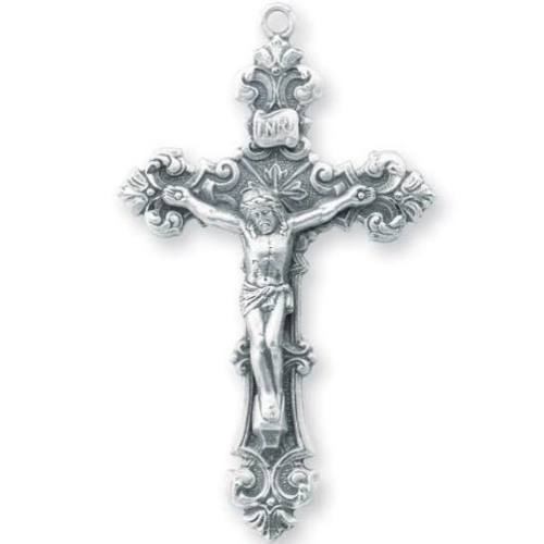 1 3/4-Inch Sterling Silver Crucifix with 24-Inch Chain by HMH | Google Shopping
