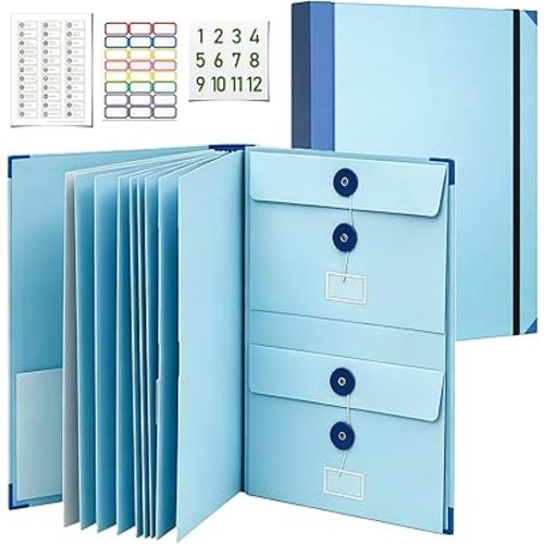 Important Document Organizer Folder for Family Records and Important Papers
