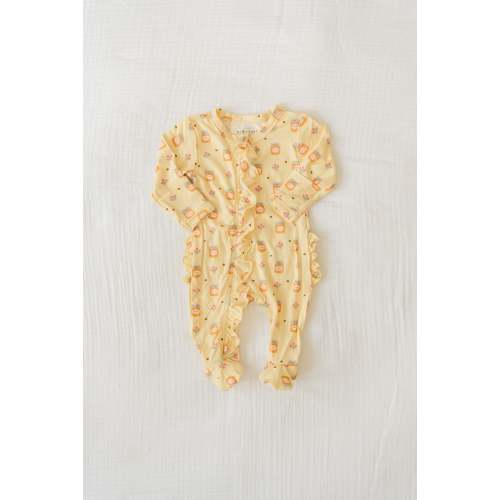 Sweet As Honey Ruffled Footie