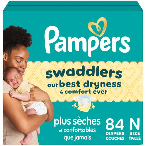 Pampers Swaddlers Diapers, Size 0 (up to 10 lbs), Absorbent, Keeps Baby Dry and Comfortable, Skin Safe Disposable Baby Diaper - Walmart.ca
