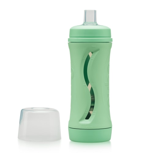 Subo Baby Food Bottle | No Mess Baby Toddler Self Feeder | Squeeze Free Design for Purees, Smoothies, Yogurt, Oatmeal (Mint)