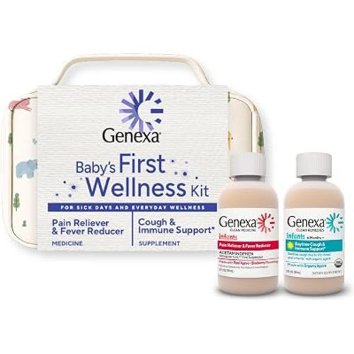 Genexa Baby's First Wellness Kit, Made Clean, Gift Set for Infant & Toddler