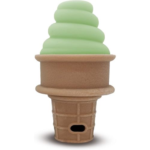 SweeTooth Ice Cream Cone Shaped Baby Teether - Growing Green