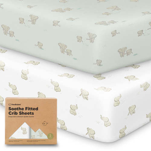 Soothe Fitted Crib Sheet (Elly)