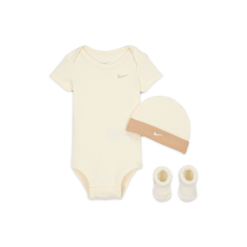 Nike Baby (6-12M) Waffle Knit Bodysuit 3-Piece Set. Nike.com