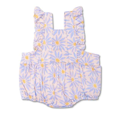 Muslin Flutter Sleeve Romper - Daisy Dreams
