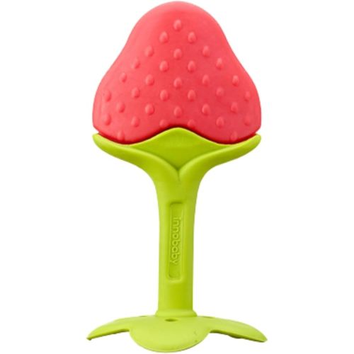 Innobaby Original Teethin Smart EZ Grip Fruit Teether and Sensory Toy for Babies and Toddlers in Berry. BPA Free Teether