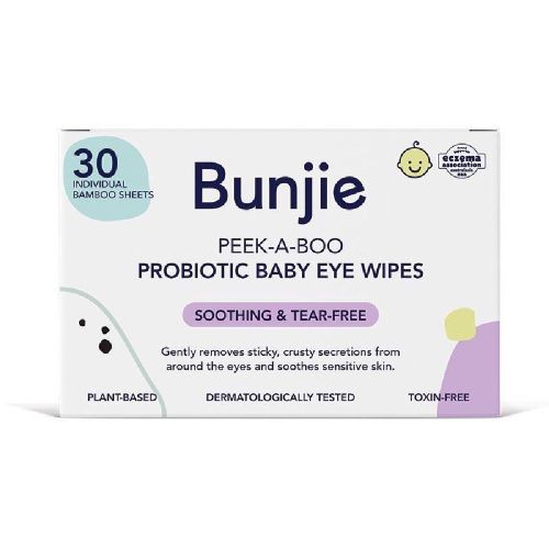 Bunjie Peek-A-Boo Probiotic Eye Wipes 30 Pack