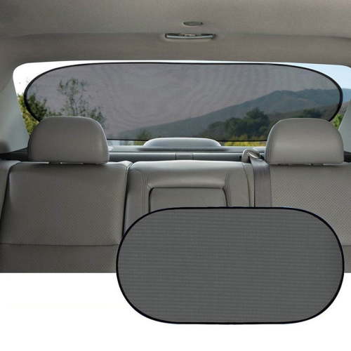 Rear Window Mesh Sunshade Car Sun Cover 100x50cm Black Protective Automotive Interior Accessory