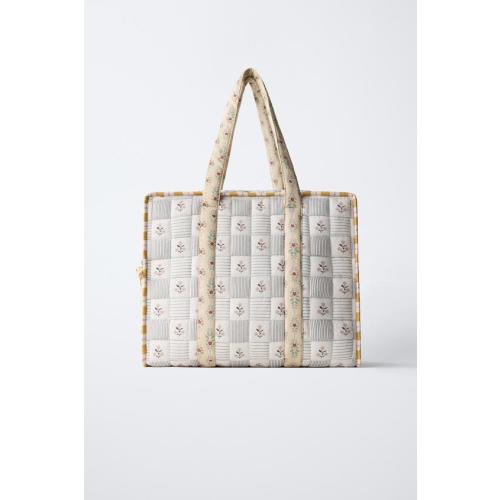 Quilted Maternity Tote Bag - Multi-color | ZARA United States