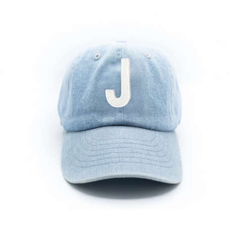 Denim Letter Baseball Hat