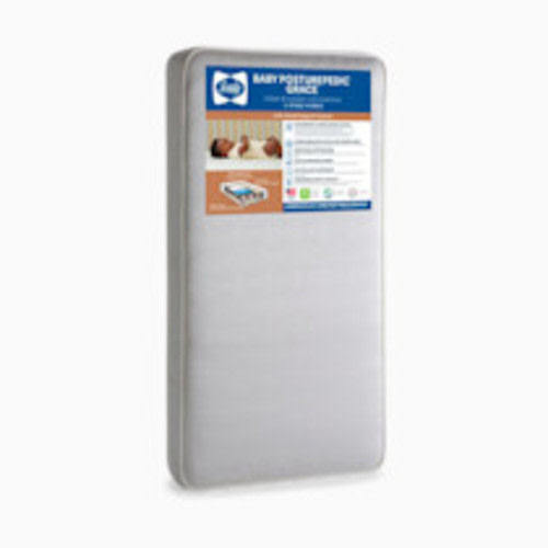 Sealy Posturepedic Grace 2-Stage Crib Mattress - White