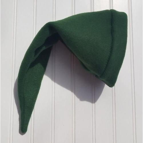 READY TO SHIP Great  Present or Cosplay birthday or shower gift Legend of Zelda Link inspired Dark Green Fleece Baby Hat