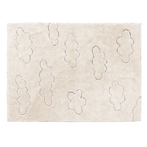 RugCycled Clouds Washable Rug - 6' 7" L x 4' 7" W