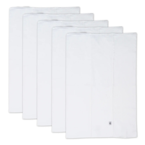 5-Pack Organic Cotton Knit Tri-fold Burp Cloths | Honest Baby Clothing