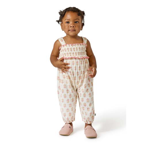 Modern Moments by Gerber Baby Girl Long Leg Romper , Sizes 0/3 Months - 24 Months