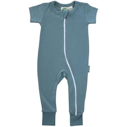 PARADE Organic Essentials '2-Way' Zip Romper - Short Sleeve