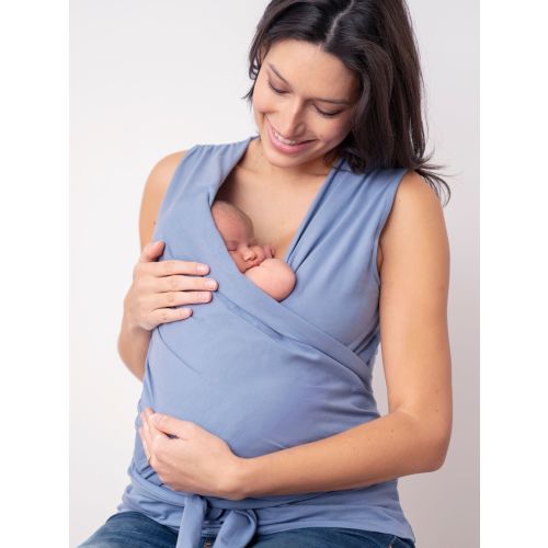 Seraphine Blue Skin to Skin Babywearing Sleeveless Top