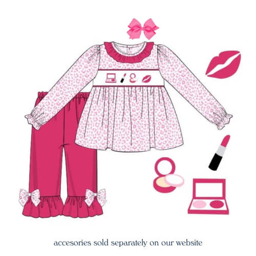 All Dolled Up Smocked Pant Set – Little Bear Smocks