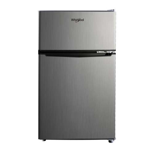 Mini Refrigerator Stainless Steel WH31S1E: Energy Star Certified Dorm Fridge, Reversible Door, 2 Shelves