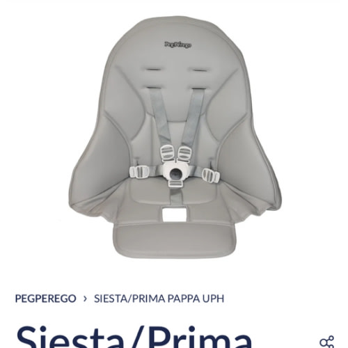 High chair upholstery replacement- color ICE