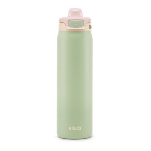 Ello Pop and Fill 22oz Stainless Steel Water Bottle Mint
