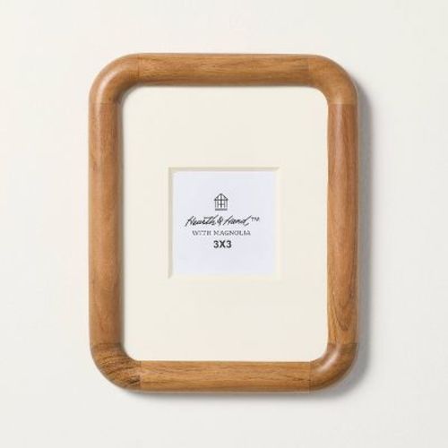 8"x10" Rounded Corner Wood Wall Hanging Frame - Hearth & Hand™ with Magnolia