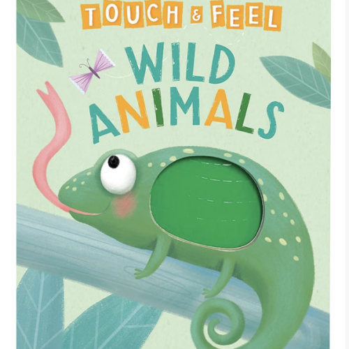 Wild Animals: A Touch and Feel Book - Children's Board Book - Educational