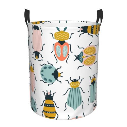 Colorful Insects Laundry Hamper