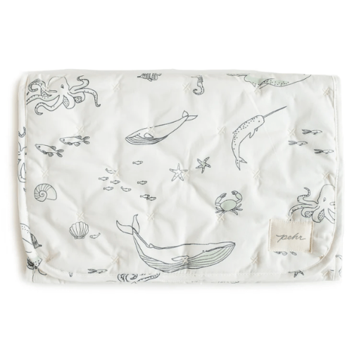 Pehr On the Go Portable Changing Pad- Life Aquatic