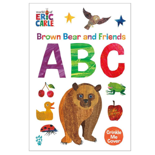 Brown Bear and Friends ABC (World of Eric Carle): A Padded Board Book with a Crinkle-Me Cover for Babies & Toddlers