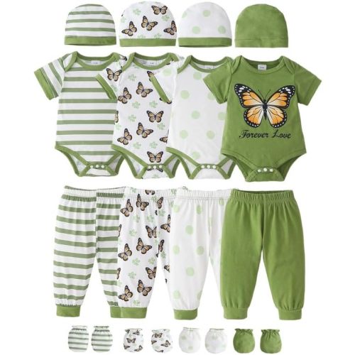 Baby Boy Girl Clothes Preemie Newborn Must Have Infant Essentials Outfits 20 Piece Clothing 0-18 Months