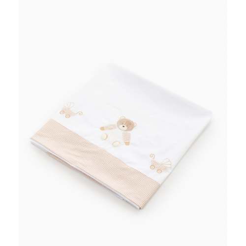 Flat Sheet | Beige & White