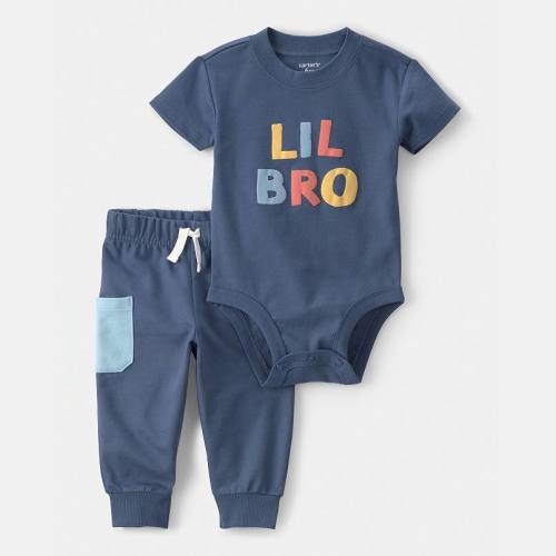 Baby Boy Carter's 2-pc. 'Lil Bro' Bodysuit & Pants Set