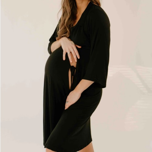 Lila Bamboo Labor & Postpartum Gown