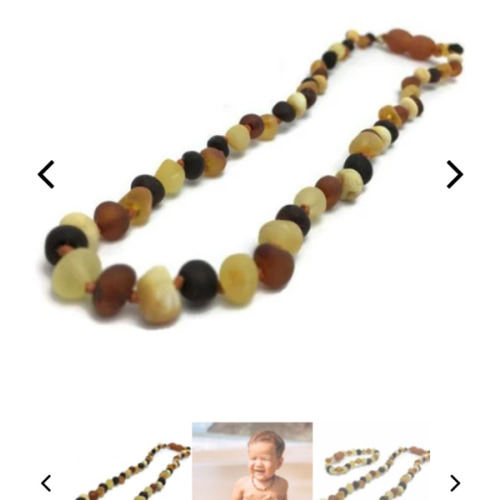 Fast RELIEF for Teething Baby NATURALLY 100% Baltic Amber Teething