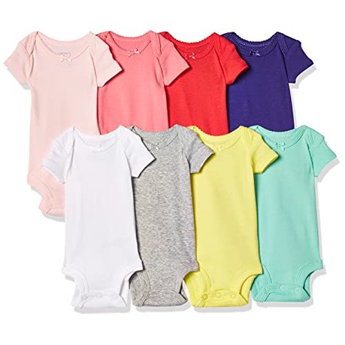 Carter's Baby Girls 8-pack Short-sleeve Bodysuits