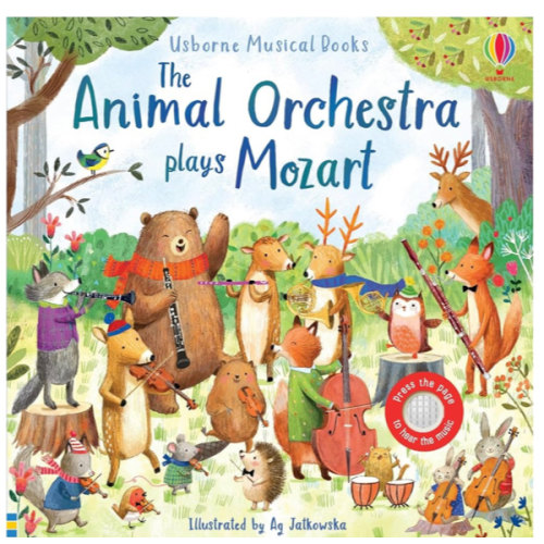 The Animal Orchestra Plays Mozart: A Beautiful Interactive Sound Book About Classical Music for Young Readers (Musical Books)