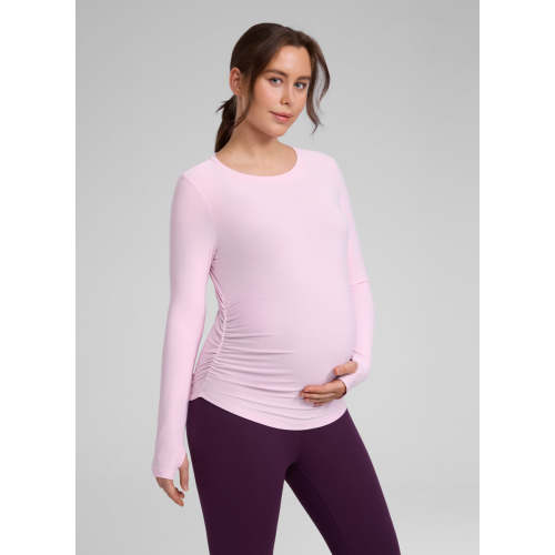 CRZ YOGA Women's Cloudweight Workout Crewneck Hip Length Long Sleeves – CRZ YOGA US