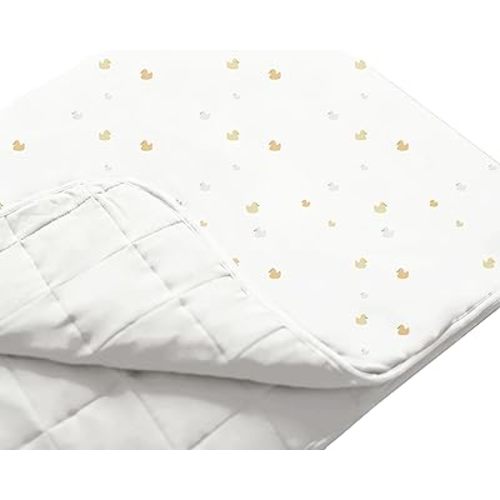 GUNAMUNA Baby Cloud Blanket, Nursery Swaddling Blankets for Toddlers Infants Babies, 1.0 TOG, Duck, 40" x 30"