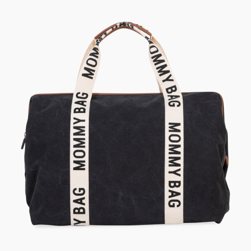 Childhome Childhome Mommy Bag Signature - Black
