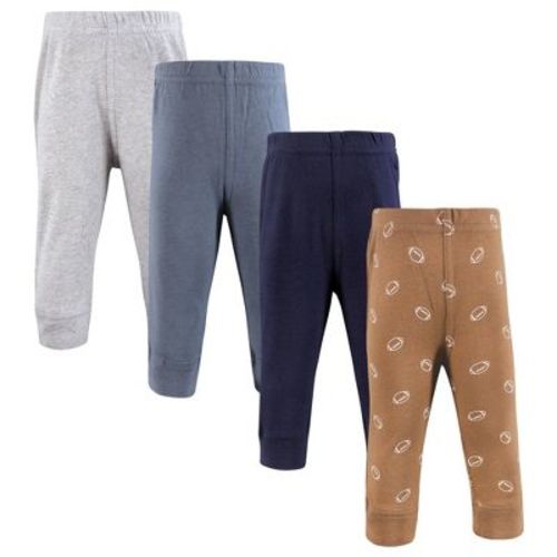 Hudson Baby Boys Cotton Pants and Leggings, Football Fan