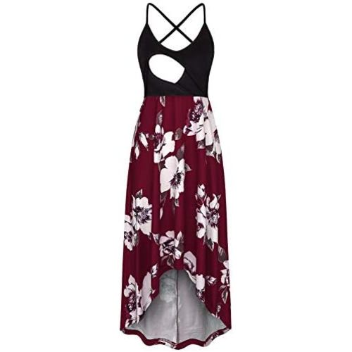 Women's Breastfeeding Floral Sundress Maternity Nursing Cami Dresses