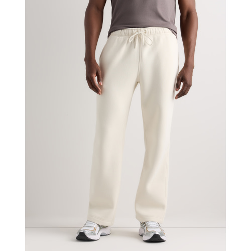 Everyday Fleece Straight Leg Sweatpants in Linen White